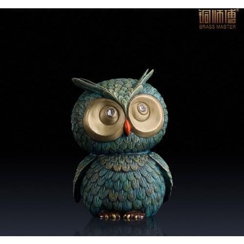 Copper master copper ornaments "Eagle" Meng copper crafts Home Furnishing jewelry gift ornaments
