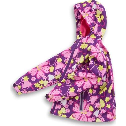 New 2019 spring autumn children kids jackets baby girls windproof waterproof jackets coats girls double-deck polar fleece jacket