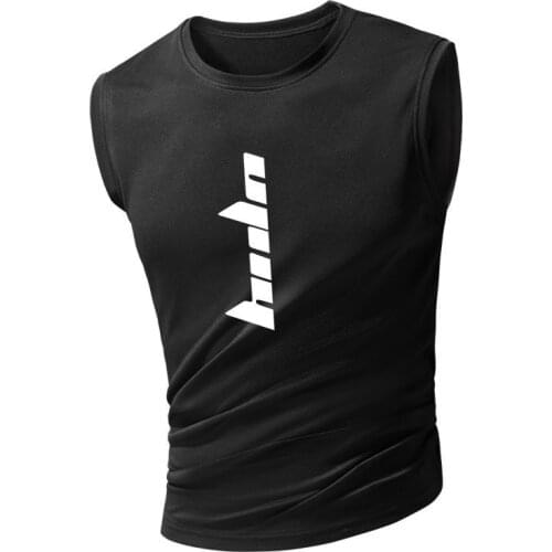 2021 New Compression Tights Gym Tank Tops Quick Dry Sleeveless Sports Shirt Men Fitness Clothing Summer Cool Mens Running Vest