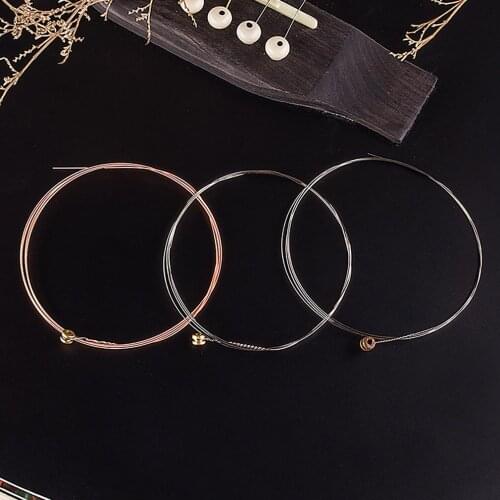 Practiced Nickel Plated Steel Guitar Strings Rainbow Colorful Guitar Strings For Acoustic Folk Guitar Classic Guitar Wholesale