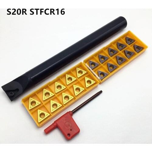 S20R STFCR16 S20R-STFCR16 CNC lathe built-in turning tool holder TCMT16T308 inner hole turning tool bar boring tool TCMT16T304