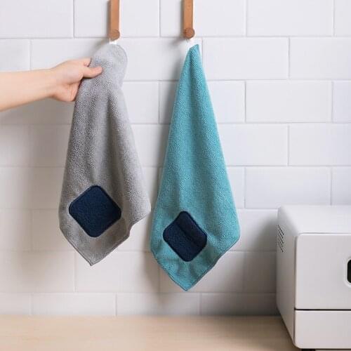 Barista Cloth Towel Scouring Pad 1pcs 30*30cm Cleaning Up Messy Spills Around on Machine Cafe Cleaning Cloth Tableware Tea Towel