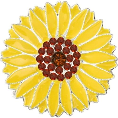 Rhinestone button Diamond 30mm Free shipping 10PCS sunflower rhinestone for DIY crafts Home decoration accessories(BTN-5600)