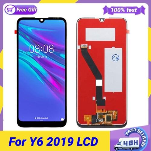 Display For Huawei Y6 2019 Lcd Display Touch Screen Replacement For Huawei Y 6 2019 AMN-LX9 LX1 LX2 LX3 Phone LCD Screen 6.09"
