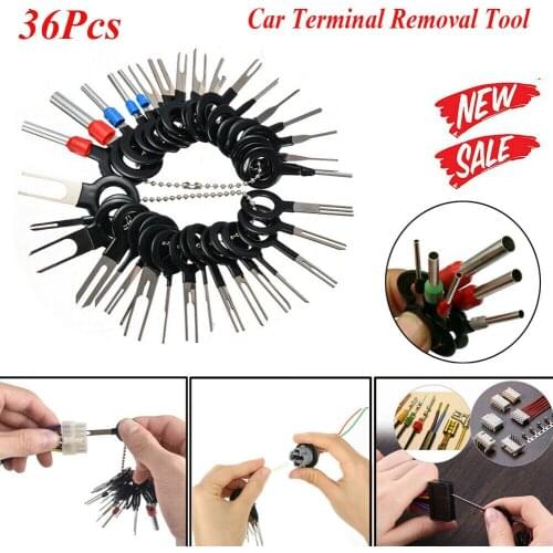 36x Plug Pin Wire Extractor Connector Release Pin Terminal Removal Tool Kit RV Camper Accessories Universal For Car Trailer Home