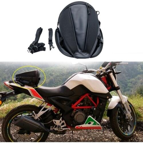 Motorbike Accessories Multifunction Motorcycle Sports Back Seat Carry Bag Luggage Tail Bag Saddlebag For Motorcycle Bike