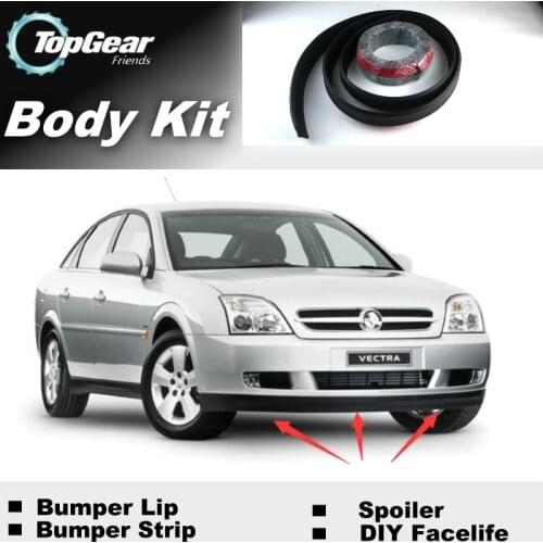 Bumper Lip Lips For Holden Vectra B C 2000~2020 TopGear Shop Spoiler Deflector Car Tuning / TOPGEAR Recommend Body Kit + Strip