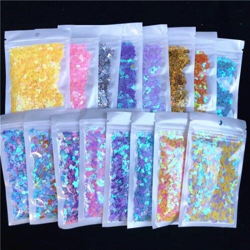 20g/Pack 3*4mm Lovely Bear Shape Sequins for Nail art Nails Beauty manicure Paillettes Sequin for Wedding Decoration