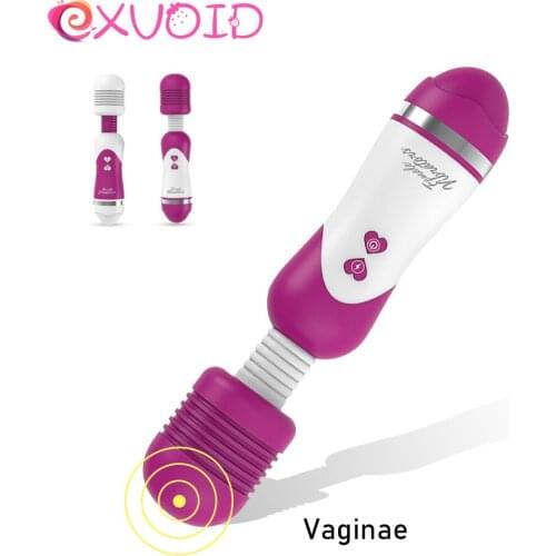 EXVOID AV Stick Vibrator Magic Wand Sex Toys for Women Dildo Vibrators G Spot Massager 12 Mode Clitoris Stimulate Adult Supplies