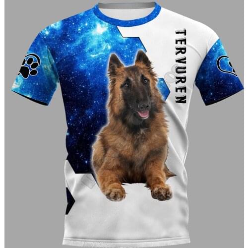 PLstar Cosmos Tervuren 3D Printed t-shirt Harajuku Streetwear T shirts Funny Animal Men For Women Short Sleeve 03