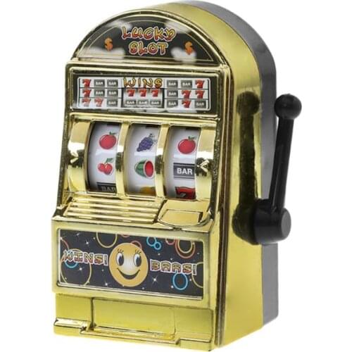 1pc Lucky Jackpot Mini Fruit Slot Machine Fun Birthday Gift Kids Educational Toy 448D