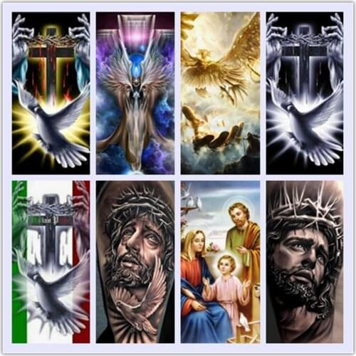 Pictures 5d diamond painting Jesus hands full novelty 2020 mosaic art diamond embroidery Dove of peace icons new hot home decor