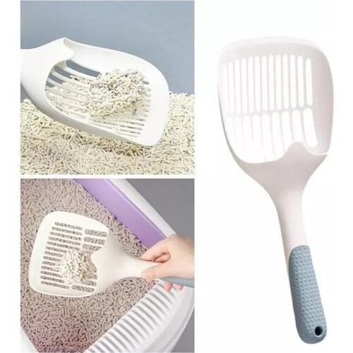 Cat Litter Scoop Plastic Durable Pet Poo Shovel Practical Pets Poop Scooper Cat Sand Cleaning Products For Cats New