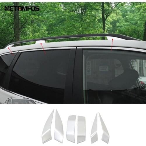 For Subaru Forester SK 2019 2020 Matte Luggage Baggage Holder Parcel Rack Decoration Cover Trim Exterior Accessories Car Styling