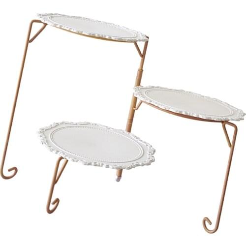 Cake Stand Metal Champagne Rack For Birthday Wedding Party Banquet Decor