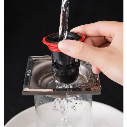 Newest Toilet Deodorant Floor Drain Core Toilet Floor Drain Bathroom Inner Core Sewer Pest Control Silicone Anti-odor Artifact