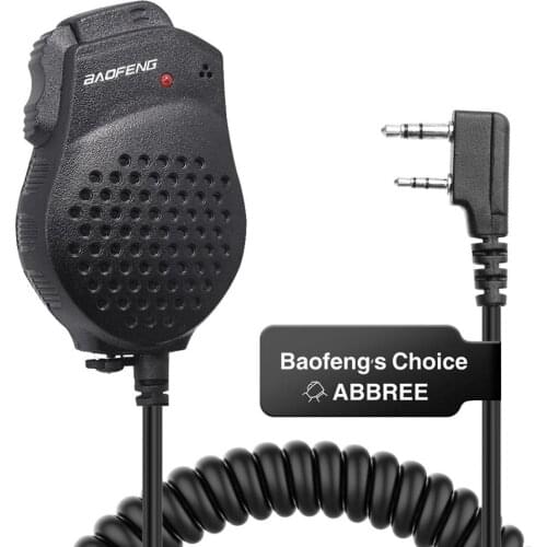 Original Baofeng Speaker Mic Microphone Dual PTT for BaoFeng Two Way Radio UV-82 Plus UV-8D UV-82HP GT-5TP Walkie Talkie UV 82