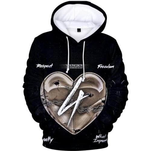 Popular Design Hot 3D Print Young Boy Hoodies Hip Hop Autumn 3D Cartoon TV Series Hoodie Blood Teenage Long Sleeve Sweatshirts