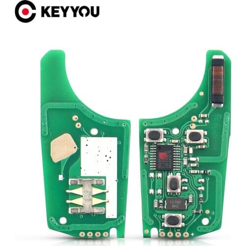 KEYYOU 315/433MHz IID46 Chip Remote Key Control Electronic Circuit Board For Chevrolet Malibu Cruze Aveo Spark 2/3/4/5 Buttons