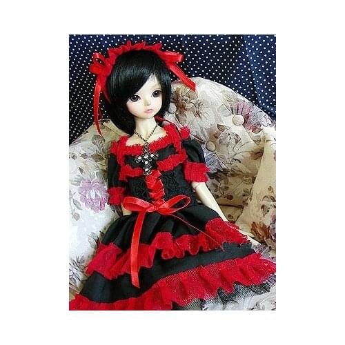 [wamami] 705# Red & Black Dress 1/3 SD DOD BJD Dollfie