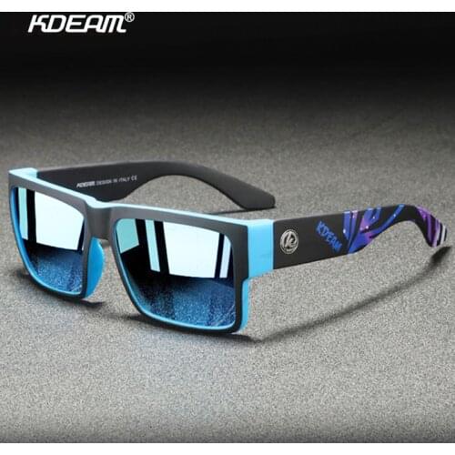 DEAM Original Design Square Polarized Men Outdoor Travel Sports style Sun Glasses Ultralight Frame Male Goggles UV Shades X11