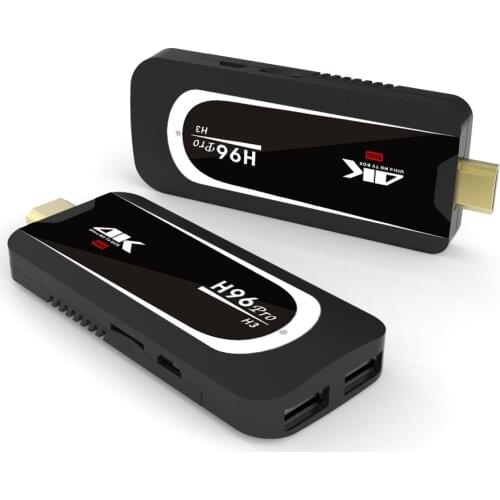 H96 Pro H3 Mini PC Amlogic S905X Tv Box Quad Core Android 7.1 TV Dongle 2GB16GB 2.4G/5.G WiFi BT4.1 1080P 4K HD TV StickWith fly