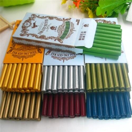 DIY STAMP Wax Sticks for Melting Glue Gun Sealing Wax Sticks Wedding Party Invitation Sealing Wax for Fashion Gift Decoration