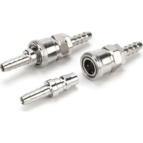 1Pair Pneumatic Fitting Air Line Hose Compressor Connector Quick Release Coupler Air Line Fittings 2020/3030/4040