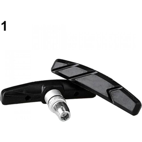 1 Pair Of Durable Mountain Road Bike Riding Bicycle Rubber V-shaped Brake Pad Bracket Brake Rubber Pad Bicycle Accessories