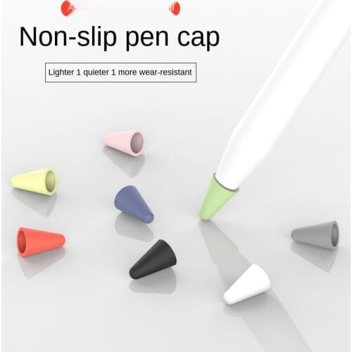Pencil Tip Cover for Apple Pencil 2nd 1st Generation Mute Silicone Nib Case for Pencil Cover Skin Screen Protector for IPad Pro