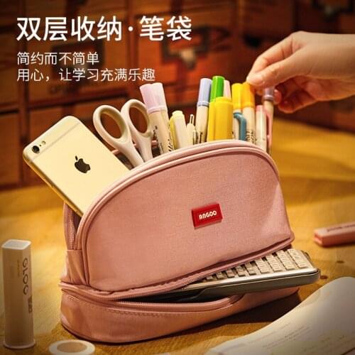 9 Inch Multi-layer Washable Pen Holder,Pencil Box,Pencil Case,Large-capacity Stationery,Makeup Brush Storage Box