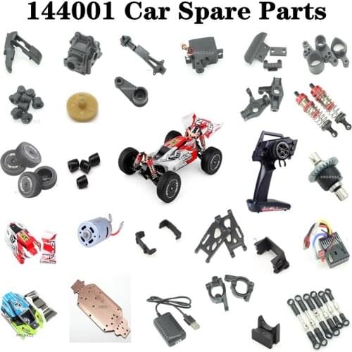 WLtoys 144001 RC Car Original Parts Vehicle Bottom Tire Underside Protection Motor Reduction Gear Cover Charging Line Pull Rod