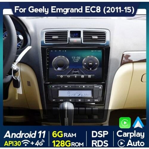Android 11 Car Multimedia Radio Video Player For Geely Emgrand EC8 2011-2015 GPS Navigation Stereo Recorder Autoradio DVD 2 Din