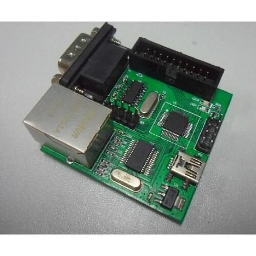 Free Shipping! STM32F103C8T6 development board, Ethernet to serial, STM32F103 + Enc28j60 development board