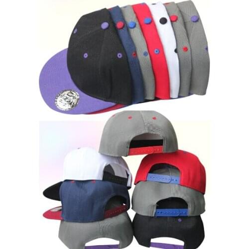 Newly 2 Tone Blank Plain Snapback Hats Hip-Hop Adjustable Bboy Baseball Cap For Men Women Mix Color Mix Order Free Shipping 002