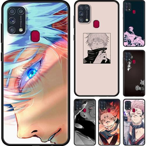Jujutsu Kaisen Anime Cell Phone Case for Samsung Galaxy M31 Prime M30s M51 M31s M11 A7 A9 2018 M01 F41 Mobile Phones Cover