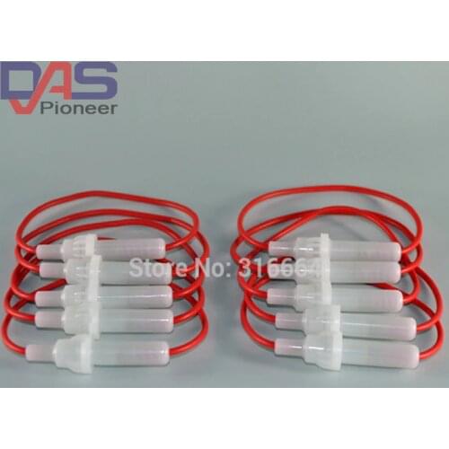 50pcs car glass fuse holder Screw Type Wire 5 x 20mm Inline Fuse Holder for glass tube fuse
