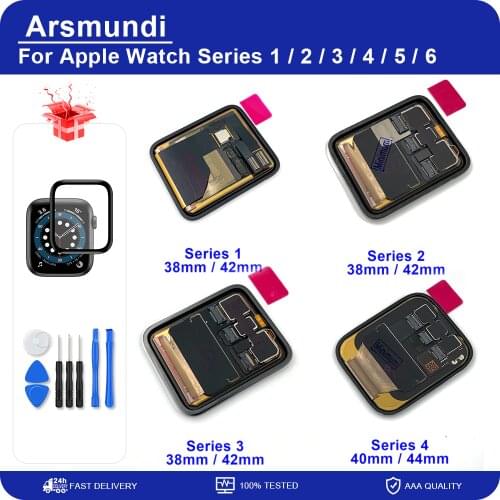 For Apple Watch Series 4 Series 5 LCD Display Screen For Apple Watch 1 Series 2 LCD Touch Screen For iWatch 3 iWatch 6 Display