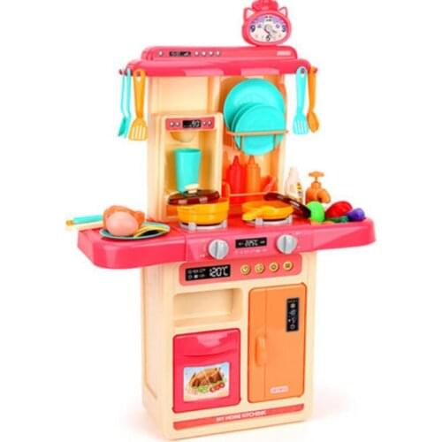 Kitchen Cookware Water Spray Cook Pretend Play House Educational House Food Kitchen Cognition Toys Children Girls Boy Toy Gift