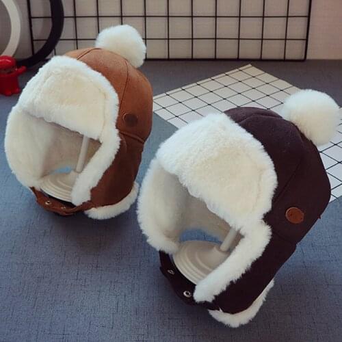 Cute Rabbit Ears Hat Toddler Infant Autumn Winter Knitted Caps For Children Baby Bunny Beanie Hats Accessories Photography Props