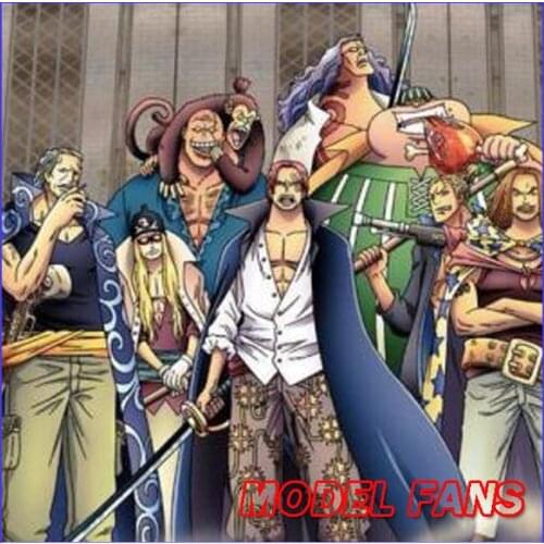 MODEL FANS one piece pop scale White bearded pirate regiment/Big Mom Pirates/Red Hair Pirates/Vice Admiral gk resin figure