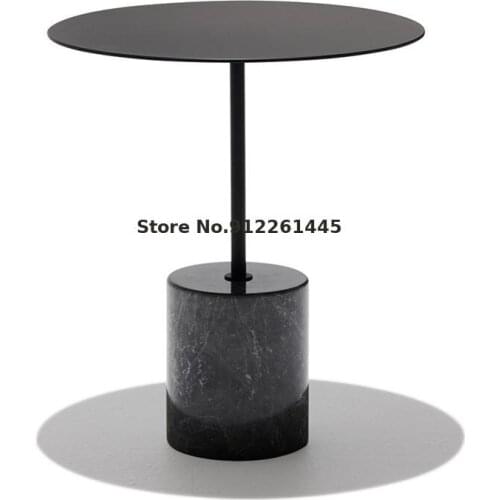 Marble side table light luxury modern minimalist Nordic sofa corner table designer creativity Qiadan small side table small coff