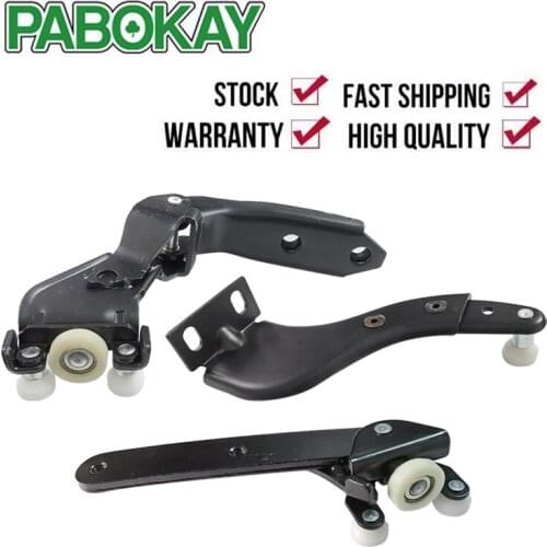 SLIDING DOOR ROLL GUIDE FOR VW CADDY DOWN + CENTER TOP RIGHT SIDE * NEW 2K0843398 2K0843336 2K0843436