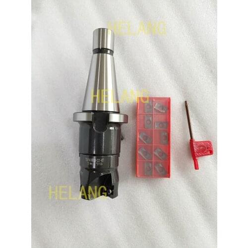 New NT40 FMB22 45L + BAP400R 50-22-4T face end mill + 10pcs APMT1604 carbide insert CNC milling
