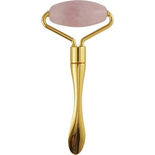 Pink Crystal Jade Roller Face Lift Massage Roller Eye Cream Applicator Spatulas Facial Mask Spoon Skin Care Tools