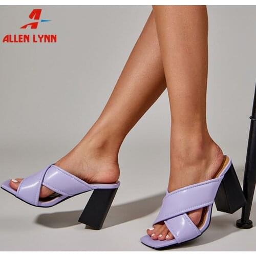 Brand New Fashion Casual Slippers Women Open Toe Thick High Heeled Wide Strap Female Slides Outdoor Casual Beach Ladies Shoes