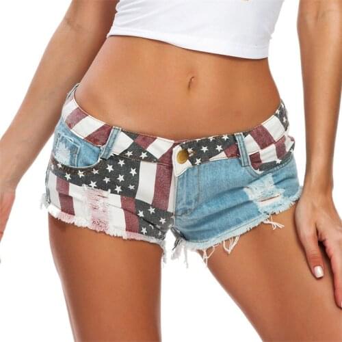 Summer New Shorts Jeans Feminino Denim Patchwork Hot Shorts Female Denim Fashion Shorts Low Waist Skinny Denim Shorts Women