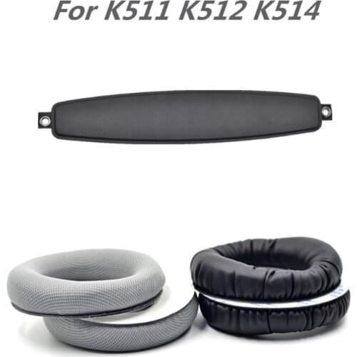 Standard Leather Ear Pads Cushion Soft Earpads for AKG K511 K512 K514 Headset Repair Parts Headphone Accessories headband