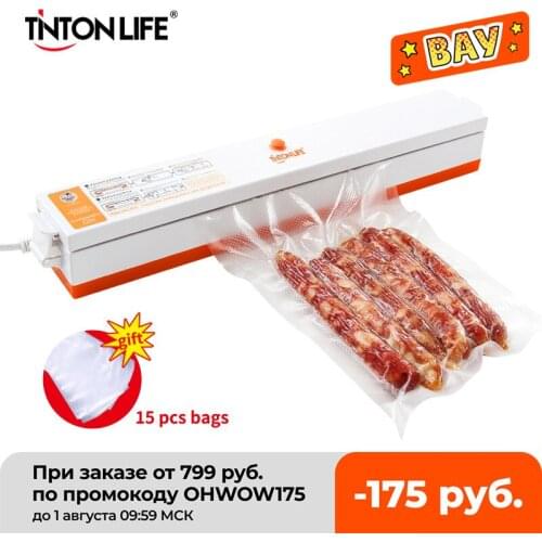 Vacuum Sealer Packaging Machine 220V/110V Household Food Vacuum Sealer Film Sealer Vacuum Packer Mini Sealer
