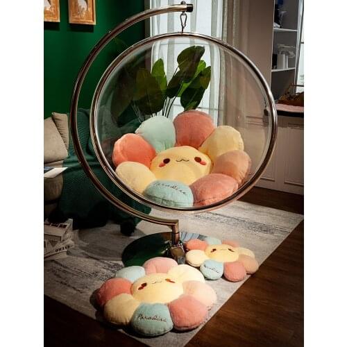 Winter Hanging Basket Rattan Chair Cushion Living Room Sofa Bay Window Petals Seat Cushion Bedroom Floor Flower Mat Carpet